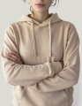 Heren Hooded Sweater Clique Regular Fit Latte